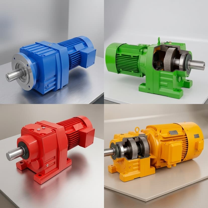 Hollow-bore RV reducer for robot joint cable routing - Variant 8