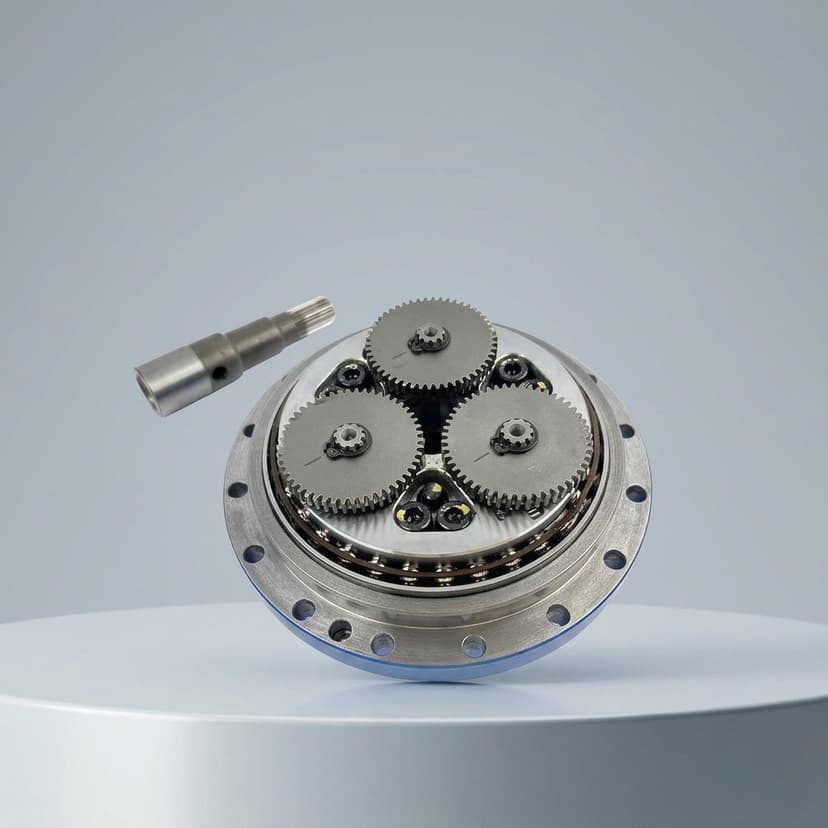Hollow-bore RV reducer for robot joint cable routing - Variant 10