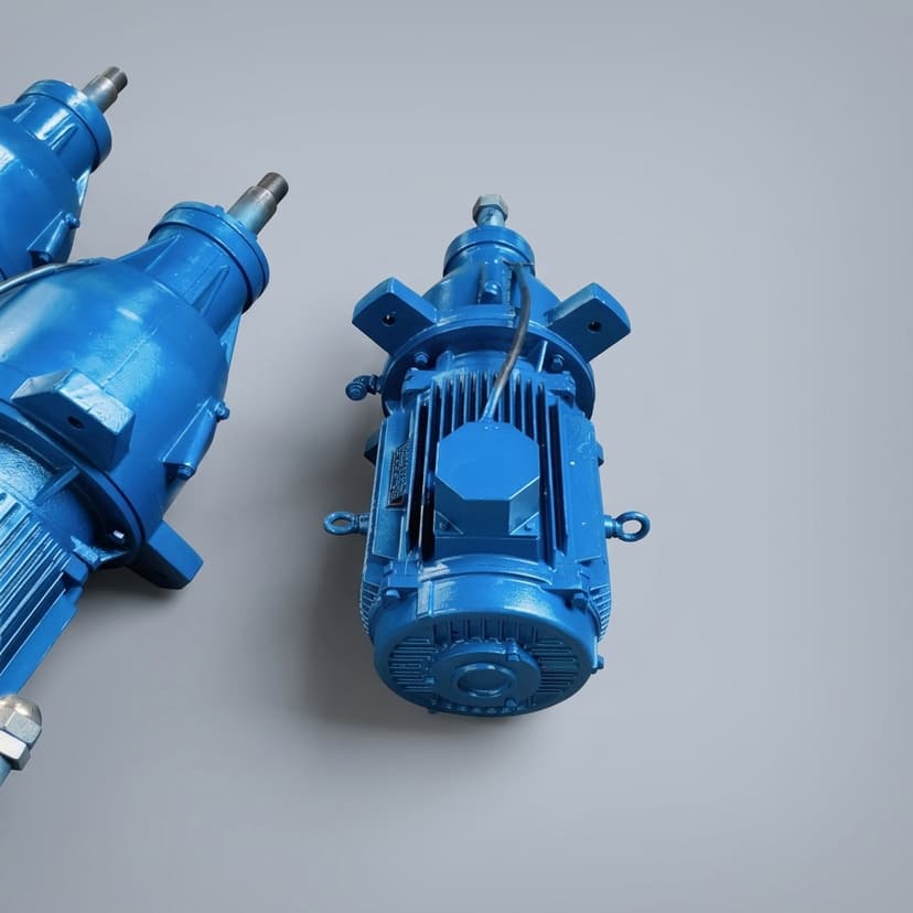 Right angle cycloidal gearbox for space-constrained robot modules - Variant 9